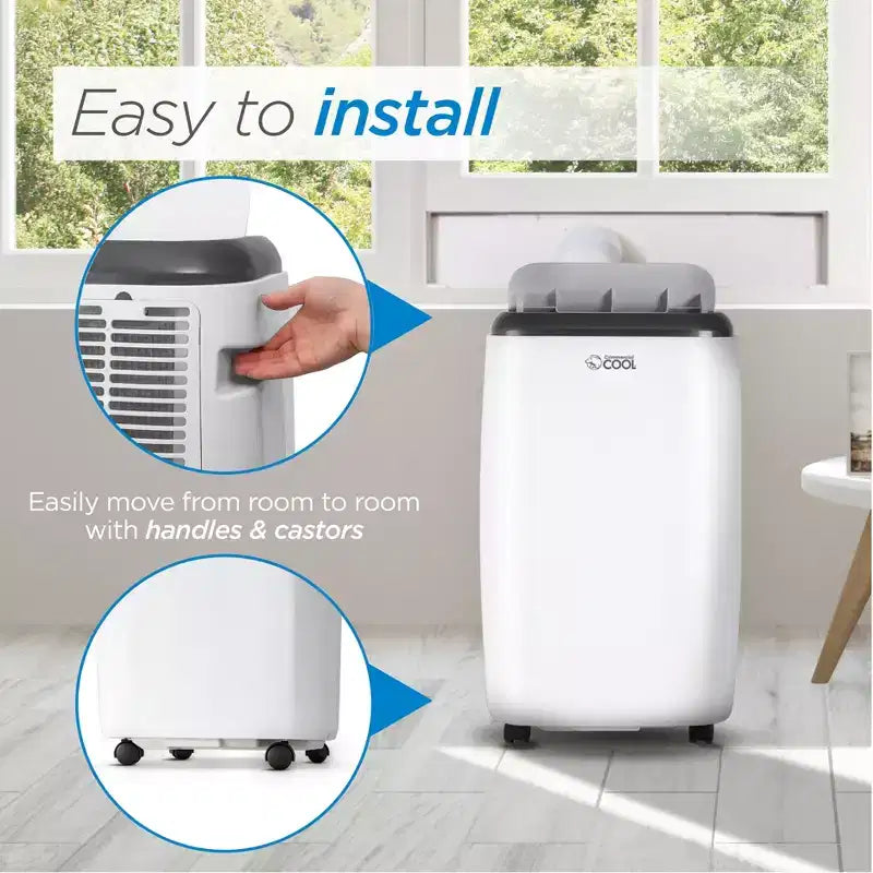 COMMERCIAL COOL Heating Portable Air Conditioner with Remote Control