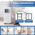 Costway 5000 BTU (8000 BTU ASHRAE) Portable Air Conditioner 3-in-1 AC Unit With Cool Dehum Fan Sleep Mode