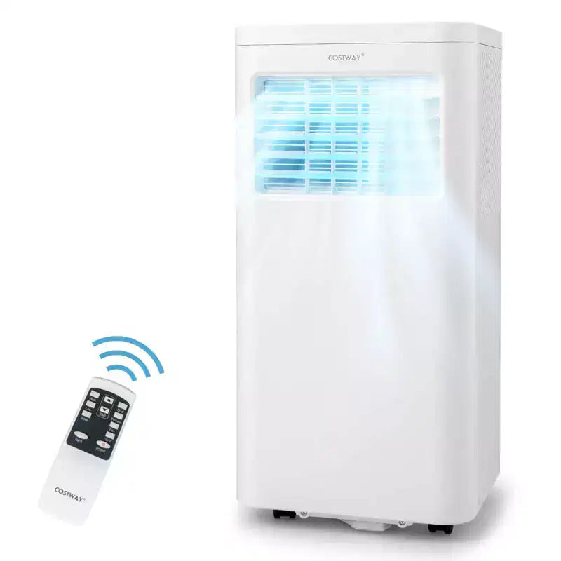 Costway 6000 BTU (10000 BTU ASHRAE) Portable Air Conditioner 3-in-1 AC Unit With Cool Dehum Fan Sleep Mode