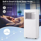 Costway 6000 BTU (10000 BTU ASHRAE) Portable Air Conditioner 3-in-1 AC Unit With Cool Dehum Fan Sleep Mode