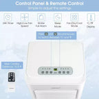 Costway 6000 BTU (10000 BTU ASHRAE) Portable Air Conditioner 3-in-1 AC Unit With Cool Dehum Fan Sleep Mode