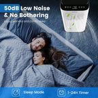 Costway Aire Acondicionado Portátil 3 en 1 de 6000 BTU (9000 BTU ASHAR) con Modo Frío, Deshumidificador, Ventilador y Suspensión