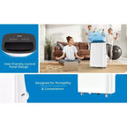 Garvee 14,000BTU Portable Air Conditioner, Fan with Remote Control 9,300 BTU (DOE)