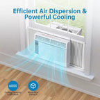 5000 BTU Window Air Conditioner, Window AC Unit with Easy-to-Use Mechanical Controls