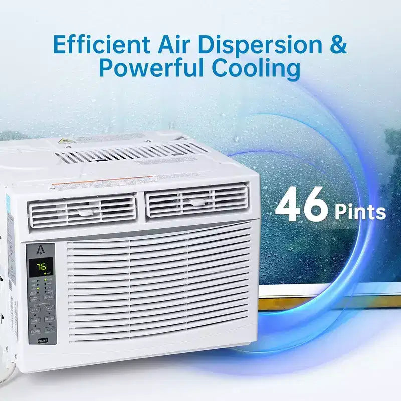 5000 BTU Window Air Conditioner, Window AC Unit with Easy-to-Use Mechanical Controls