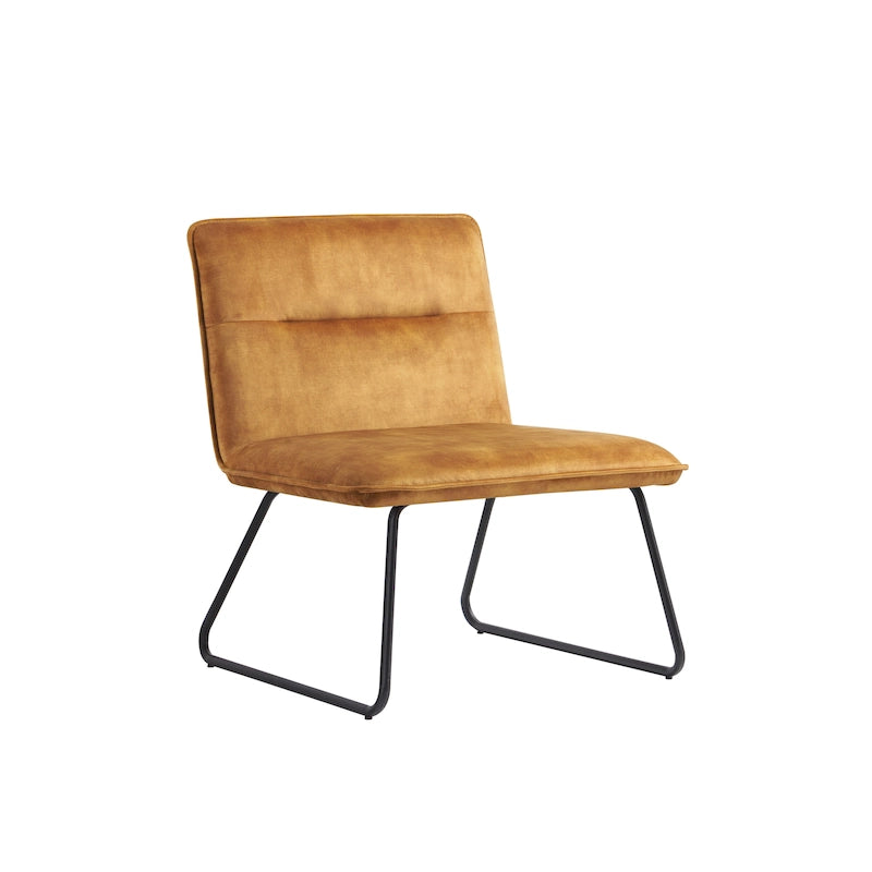 Sillón Bajo Tapizado de Tela