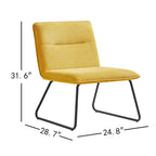 Sillón Bajo Tapizado de Tela