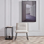 Sillón Bajo Tapizado de Tela