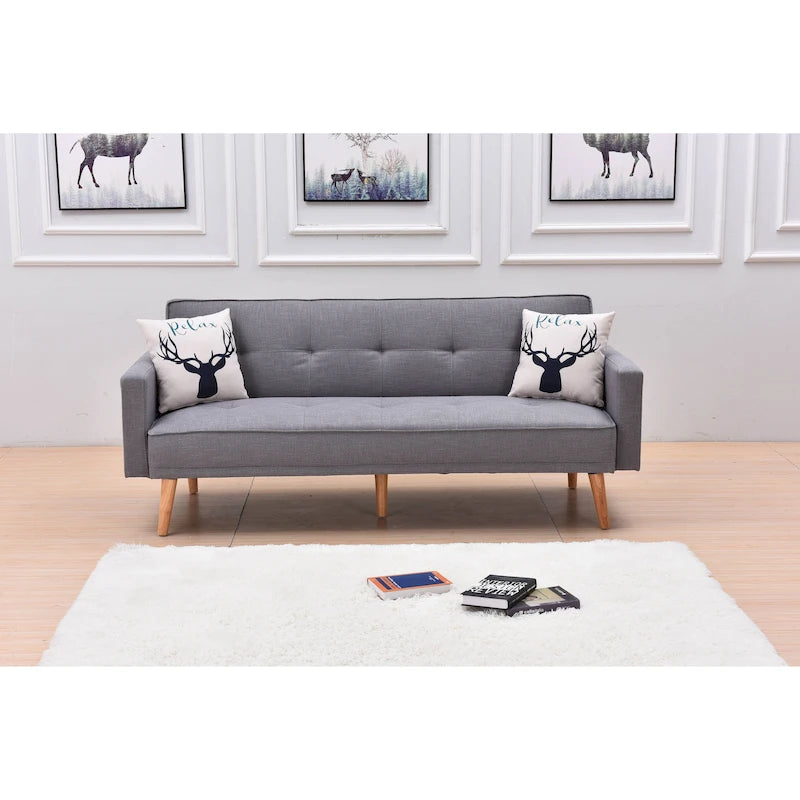 Sillón reclinable de terciopelo con respaldo de ala y empuje
