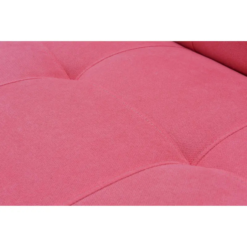 Sillón reclinable de terciopelo con respaldo de ala y empuje