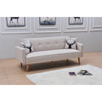 Sillón reclinable de terciopelo con respaldo de ala y empuje