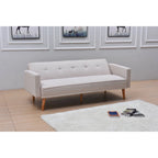Sillón reclinable de terciopelo con respaldo de ala y empuje