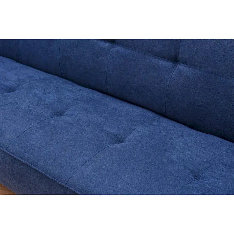 Sillón reclinable de terciopelo con respaldo de ala y empuje