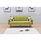 Sillón reclinable de terciopelo con respaldo de ala y empuje