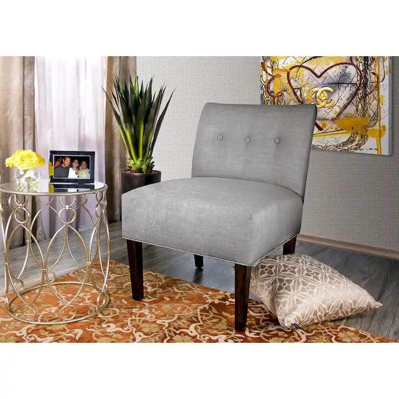 Sillón decorativo Ikat con capitoné