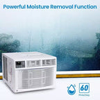 10000 BTU Smart Window Air Conditioner, Window AC Unit with Remote/App Control