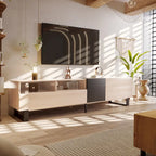 Mueble Moderno para TV de 80" con Doble Espacio de Almacenamiento