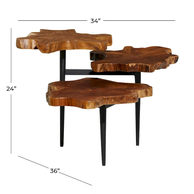 Mueble de TV de 2 puertas y 2 estantes - 54Wx17Dx19H