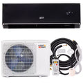 Costway 24000 BTU Wifi Enabled Mini Split Air Conditioner & Heater with Heat Pump Black/White