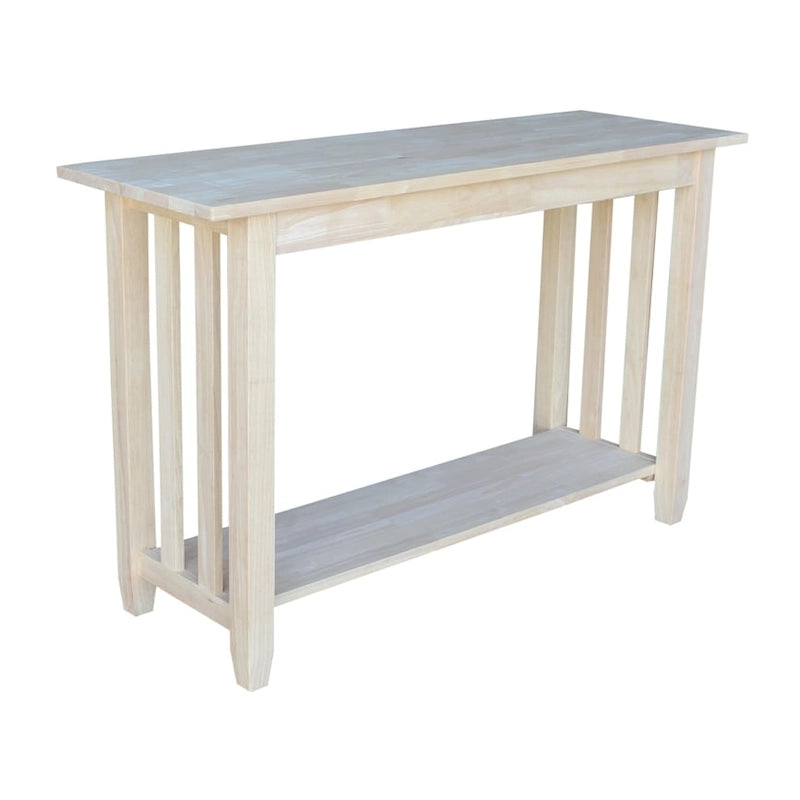 Mesa de Consola Misión sin Acabado