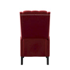 Sillón reclinable de empuje con respaldo de terciopelo