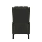 Sillón reclinable de empuje con respaldo de terciopelo
