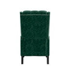 Sillón reclinable de empuje con respaldo de terciopelo