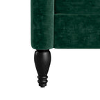 Sillón reclinable de empuje con respaldo de terciopelo