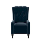 Sillón reclinable de empuje con respaldo de terciopelo