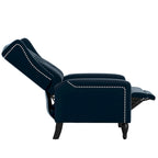 Sillón reclinable de empuje con respaldo de terciopelo