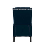 Sillón reclinable de empuje con respaldo de terciopelo