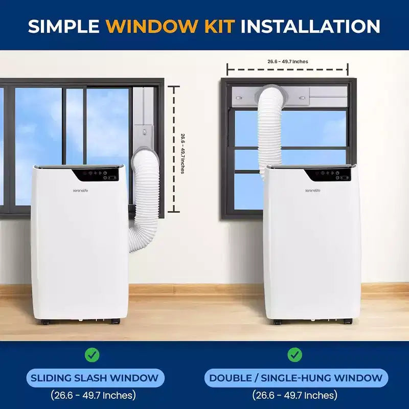 SereneLife 12,000 BTU Portable Air Conditioner & Heater
