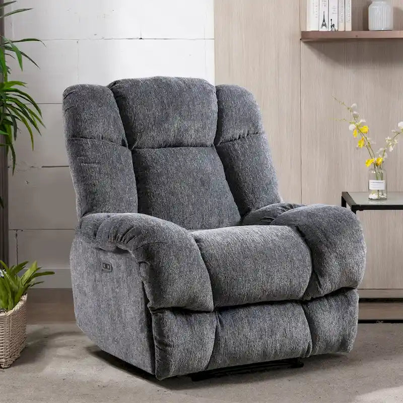 Sillón reclinable estándar motorizado de chenilla
