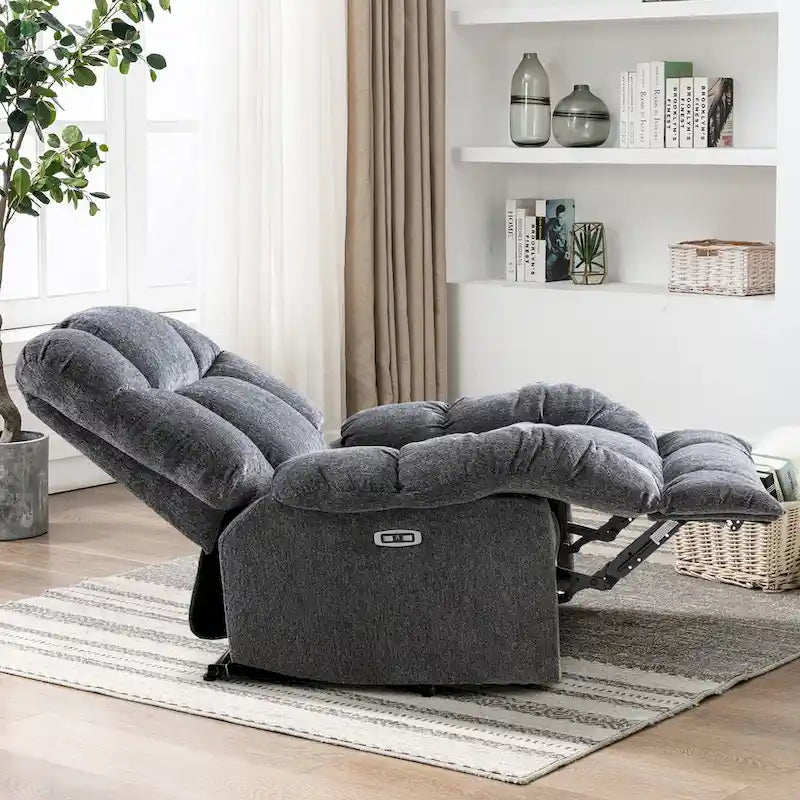 Sillón reclinable estándar motorizado de chenilla