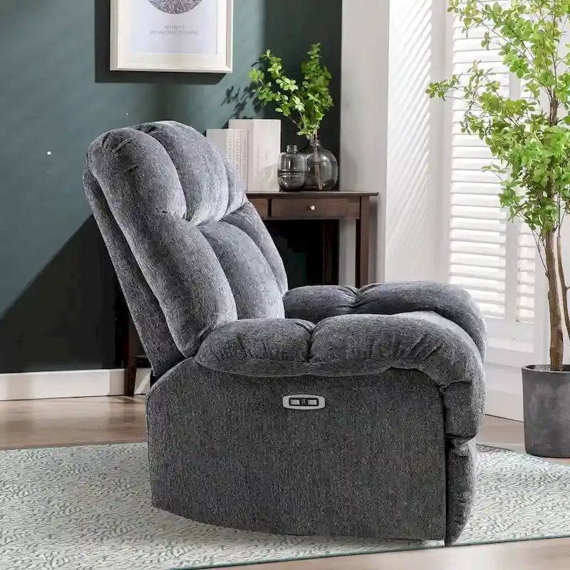 Sillón reclinable estándar motorizado de chenilla