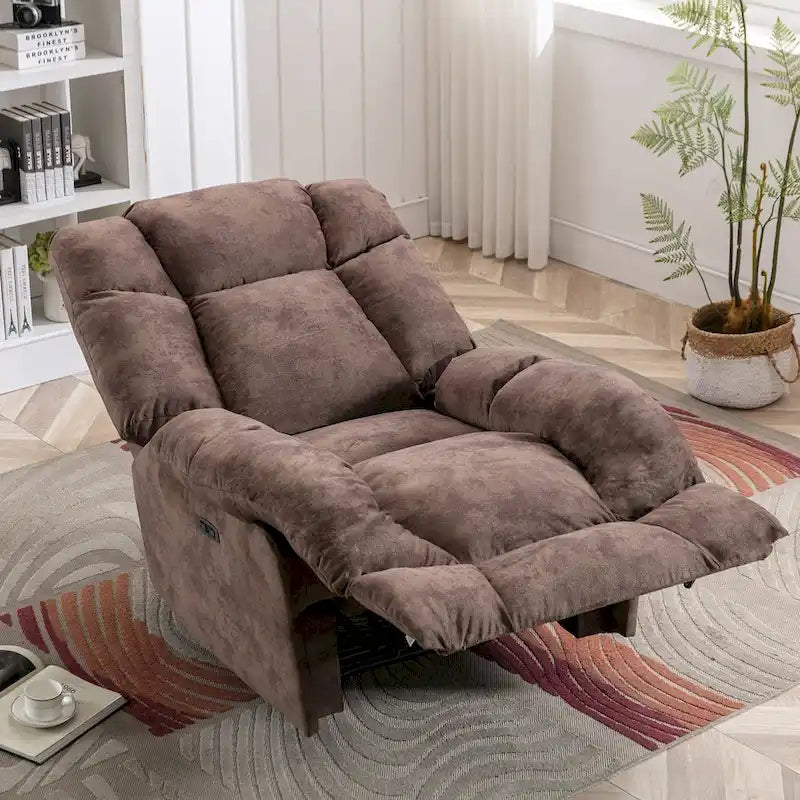 Sillón reclinable estándar motorizado de chenilla