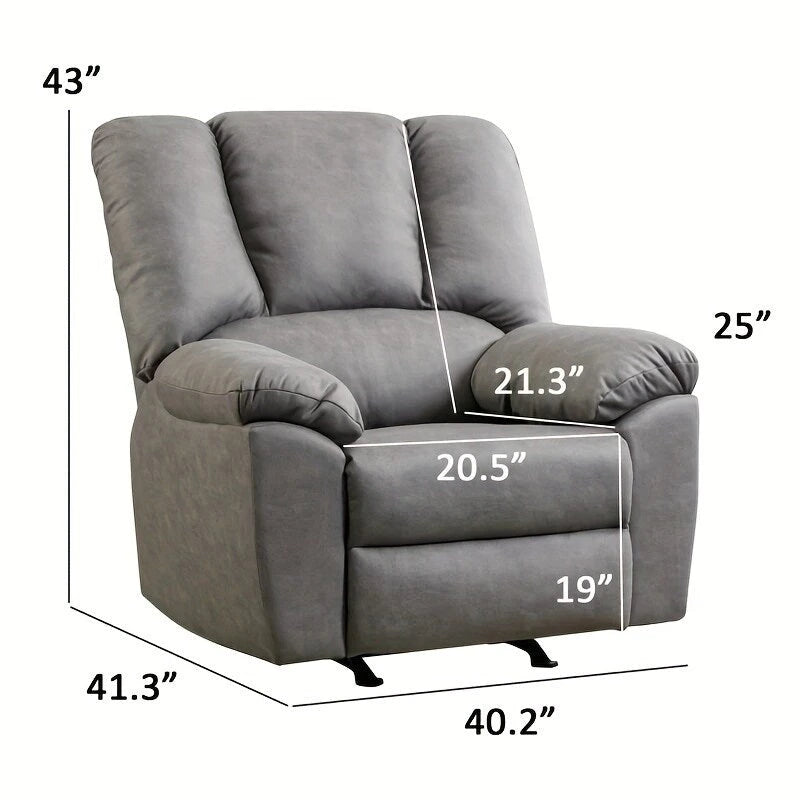 Sillón reclinable estándar motorizado de chenilla