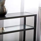 Mesa consola larga moderna de 50 con estante