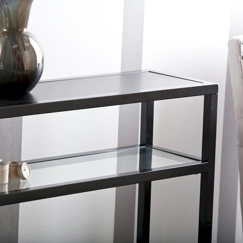 Mesa consola larga moderna de 50 con estante