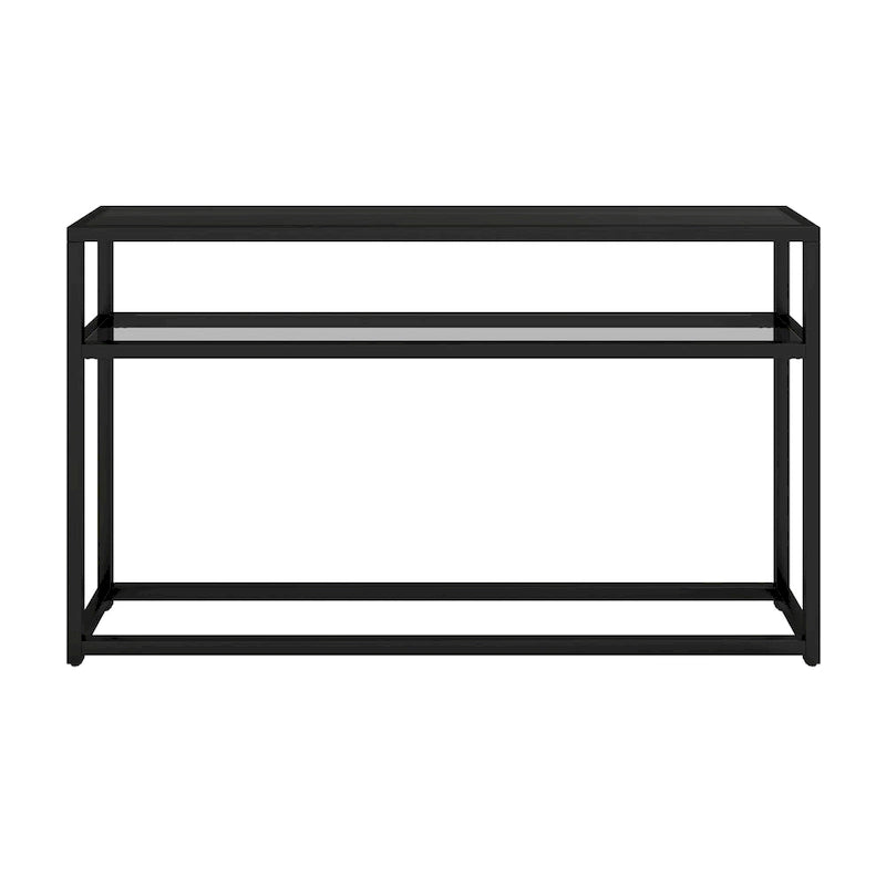 Mesa consola larga moderna de 50 con estante