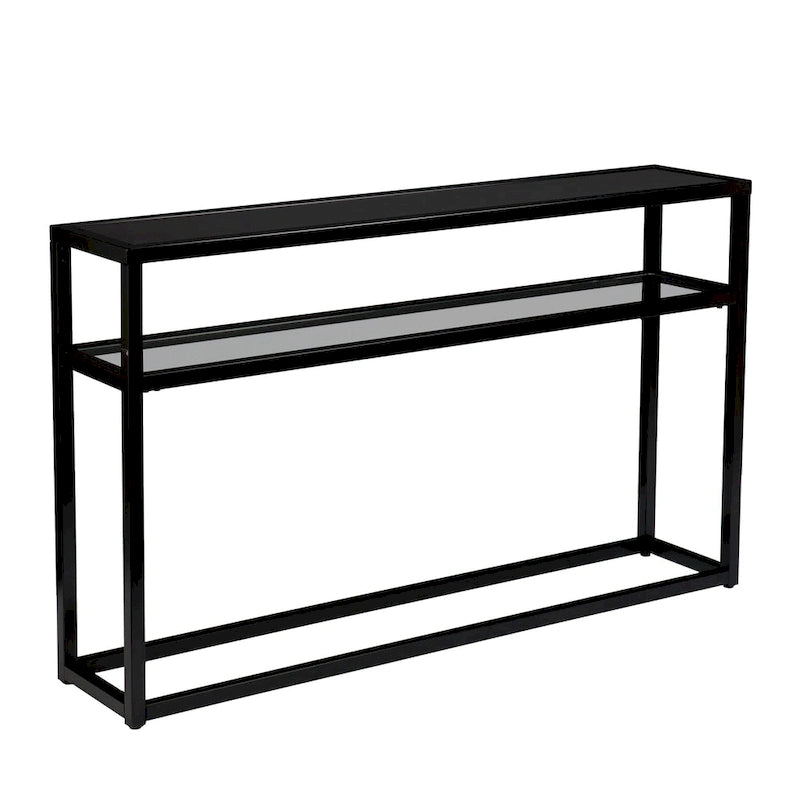 Mesa consola larga moderna de 50 con estante