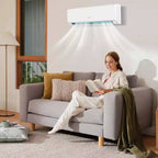 Costway 18000BTU Wifi Enabled Mini Split Air Conditioner & Heater with Heat Pump White/Black