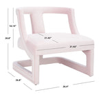 Sillón decorativo - 27 An. x 27 Prof. x 27 Al. - 26Anx27Profx27Al