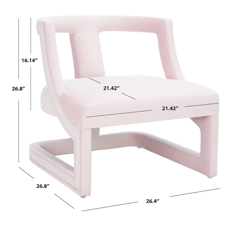 Sillón decorativo - 27 An. x 27 Prof. x 27 Al. - 26Anx27Profx27Al