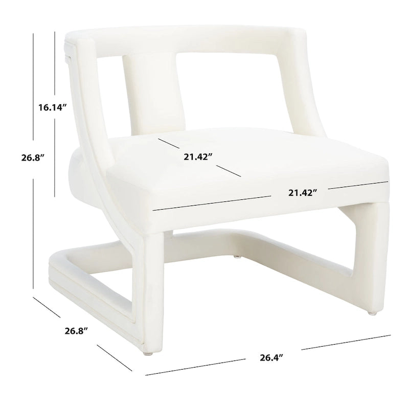 Sillón decorativo - 27 An. x 27 Prof. x 27 Al. - 26Anx27Profx27Al