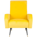 Sillón club retro moderno de mediados de siglo - 28 An. x 35 Prof. x 37 Al.