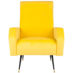 Sillón club retro moderno de mediados de siglo - 28 An. x 35 Prof. x 37 Al.