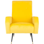 Sillón club retro moderno de mediados de siglo - 28 An. x 35 Prof. x 37 Al.
