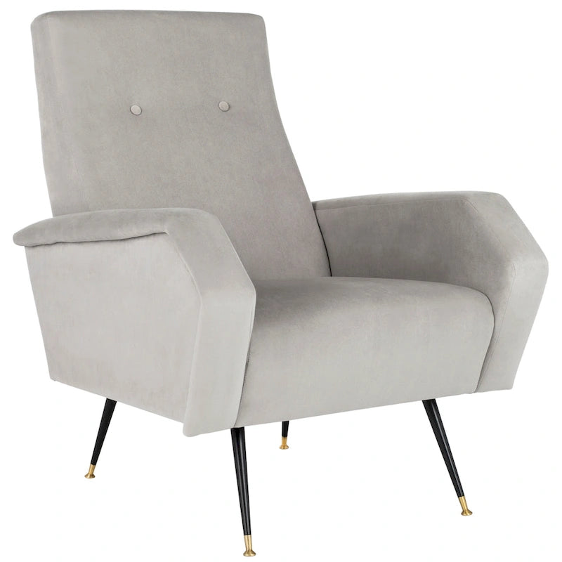 Sillón club retro moderno de mediados de siglo - 28 An. x 35 Prof. x 37 Al.