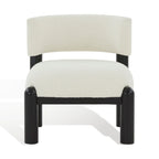 Sillón decorativo de borreguito sintético - 26 pulg. An. x 26 pulg. Prof. x 28 pulg. Al.
